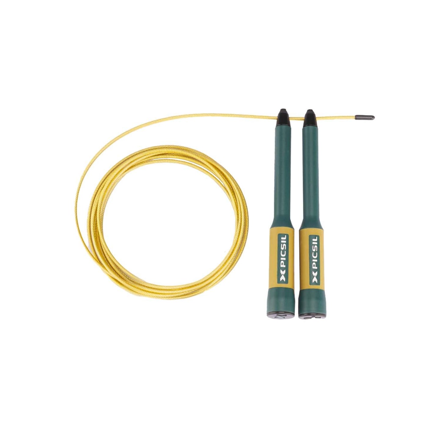 PICSIL Sphinx Rope, 360° Speed Jump Rope with Dual Bearing System, Fast, Lightweight Skipping Rope Made from ABS Plastic, Jump Ropes for Fitness, Boxing, and Conditioning, For All Ages (Dark green)