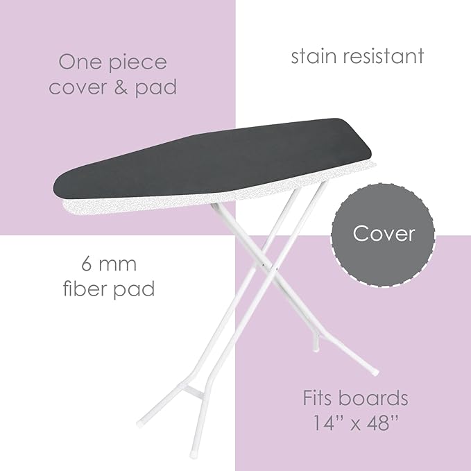 Ironing Board Cover and Pad, 100% Cotton