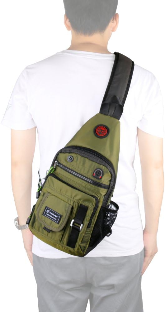 Vanlison Crossbody Sling Bag Small Backpack for Men Women Teens Bag
