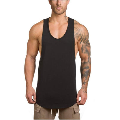 Muscle Killer 3 Pack Men's Muscle Gym Workout Stringer Tank Tops Bodybuilding Fitness T-Shirts (Black+Gray Green+ALOT,Large)