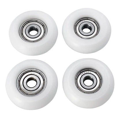 4pcs Roller Wheel Parts Replacement for Total Gym Wheels/Rollers, Fit for Gym Models 2000, 3000, Some 3000 XL and a Few Very Early XL, Upgraded Rollers Kit Set