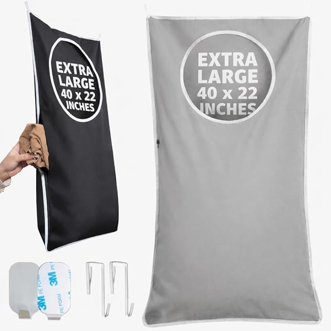 Hanging Laundry Hamper Bag XL, Space Saving over the Door Storage Bags