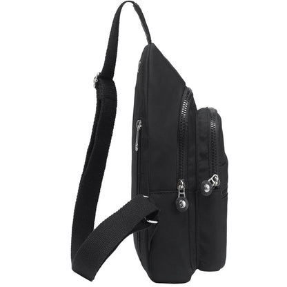 Cross Body Bag Sling Backpack Fanny Pack Small Crossbody Bags for Women Trendy - Black