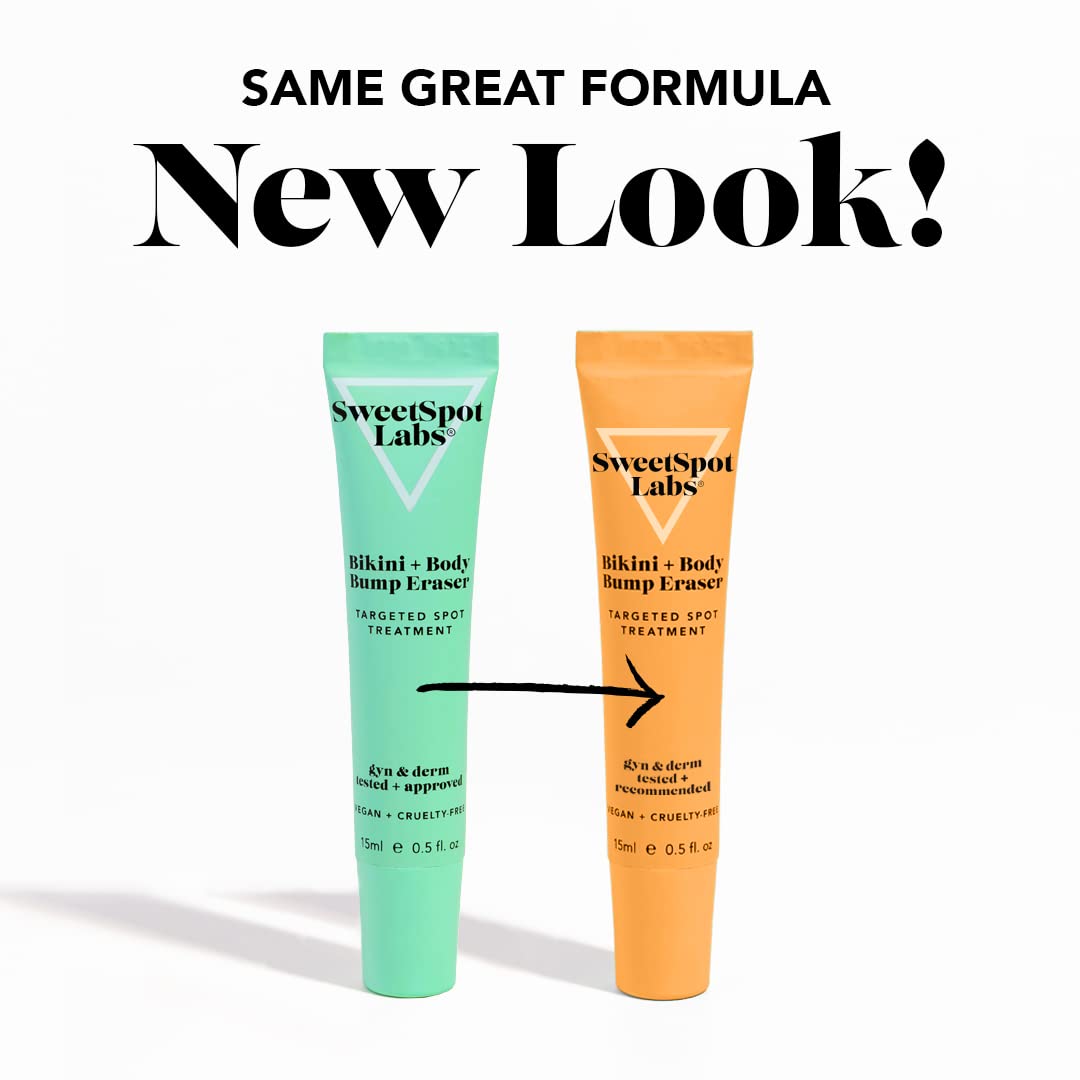 SweetSpot Labs Bikini & Body Bump Eraser, Razor Bump and Dark Spot Treatment with Niacinamide, 0.5 oz