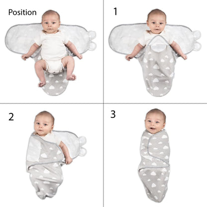 Little Seeds Swaddle Blanket 0-3 Months, 3-Pack Organic Cotton Baby Swaddles - Swaddles for Newborns Infant Boys & Girls, Soft & Snug Hip-Healthy Swaddling Blankets