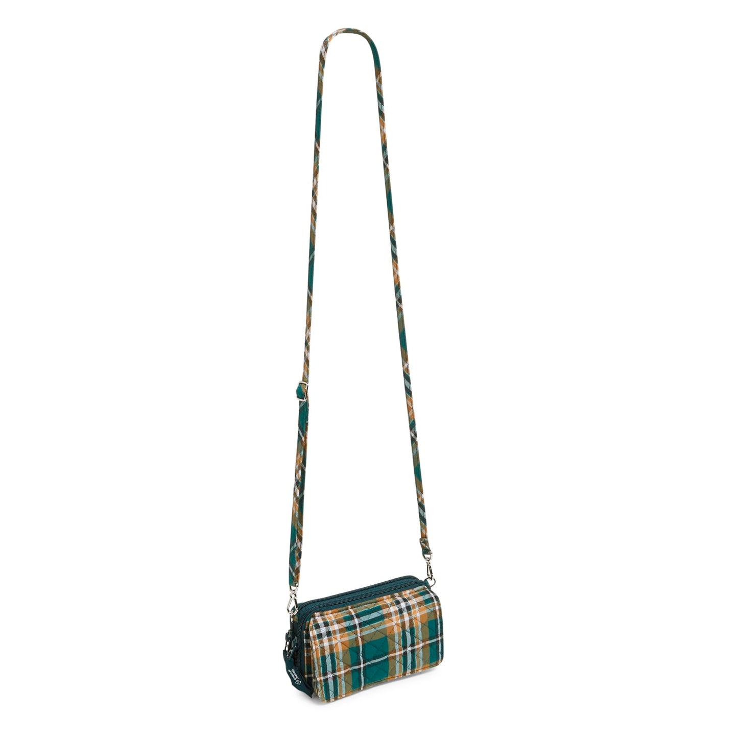 Vera Bradley Cotton All in One Crossbody Purse with RFID Protection
