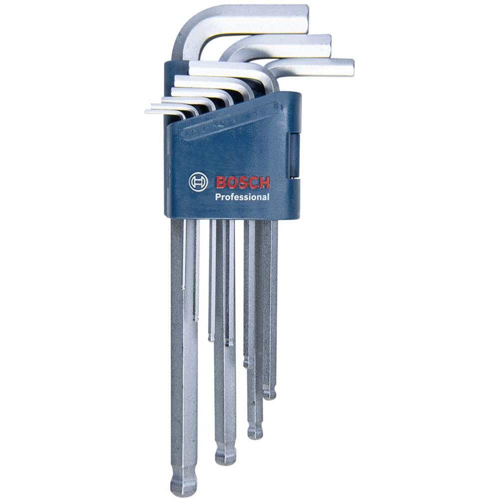 Bosch Professional 9-piece HEX angle screwdriver set (1.5–10.0 mm)