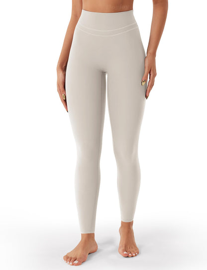 VOYJOY Womens Scrunch Workout Leggings Compression Butt Lifting Mid High Waist 26 Inches Seamless V Back Yoga Pants