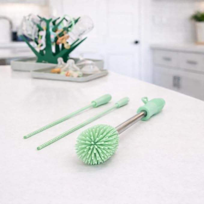 Haakaa Silicone Cleaning Brush Kit – Household Cleaning Brushes