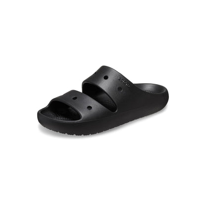 Crocs Unisex Adults, Classic Sandal v2, Black, 5 UK Men/ 6 UK Women