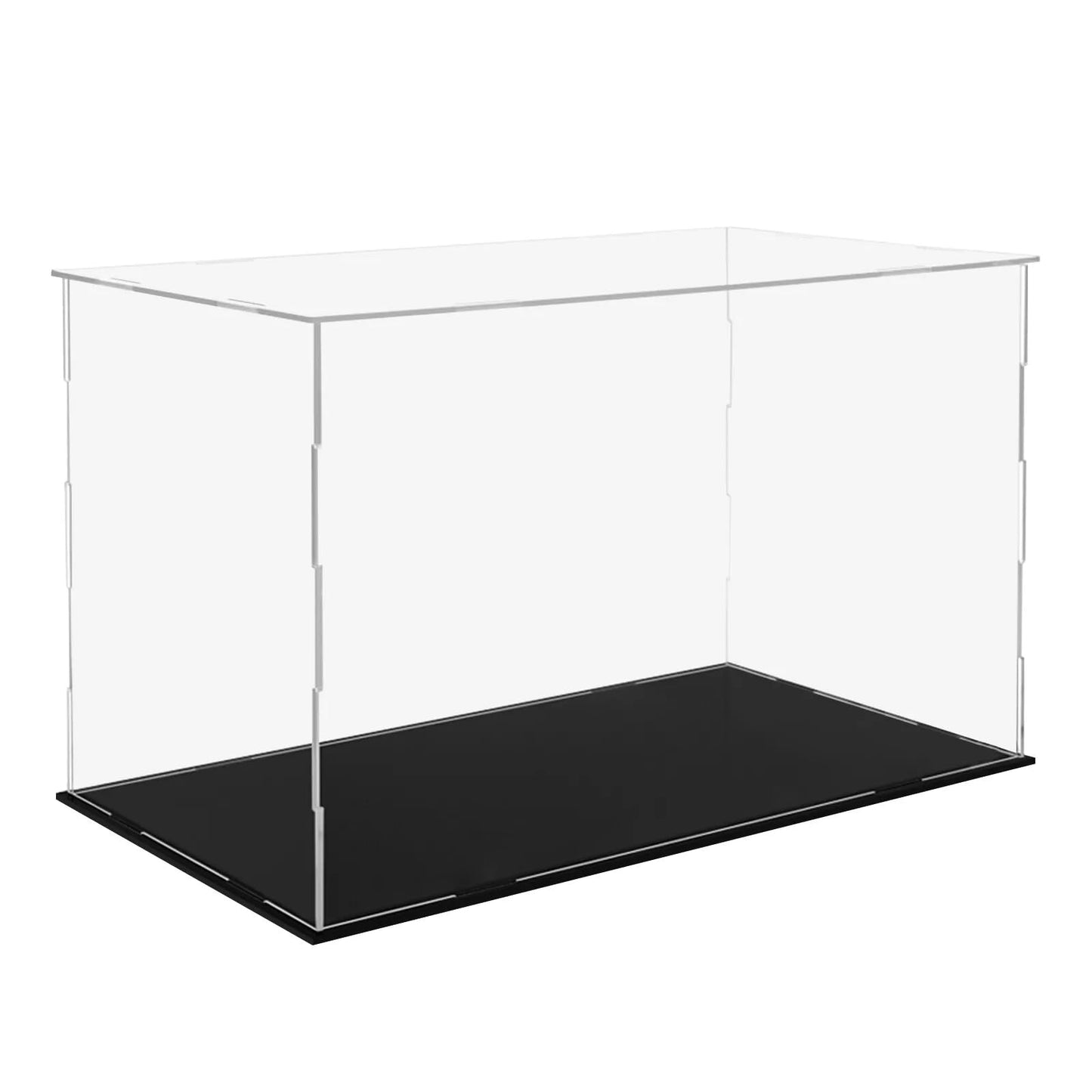 Mineral Crystal Collectibles Acrylic Display Box, Square Holder Organizer Showcase Shelves for Reception Decoration Box, Graduation Keepsake, Party Favor, 35x65x55cm/14x26x22in