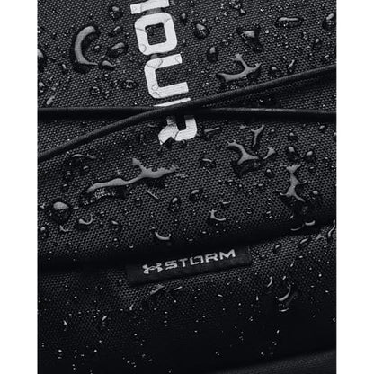 Under Armour Unisex-Adult Hustle Sport Backpack , Black (001)/Silver , One Size Fits All