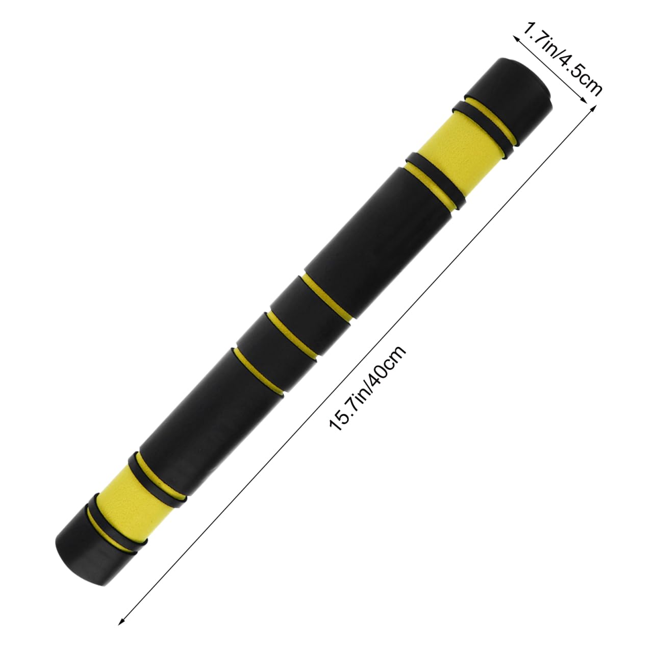 Yardwe Dumbbell Connector Rod Barbell Converter Bar Abs Fitness Equipment Weightlifting Accessory for Home Gym Strength Training 15.7 x 1.7 x 1.7 Inch