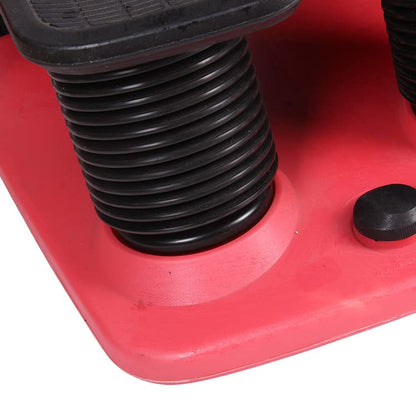 Stepper Climber Fitness Machine, Air Stair Climber Stepper Machine, Cardio Training Step Climber Machine Adjustable Fitness Exercise Machine Resistance Bands, Comfortable Foot Pedals