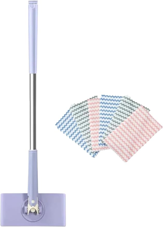 Snap Grip Mini Mop, Convenient Cloth Changing Mini Mop, Retractable Gap Dust