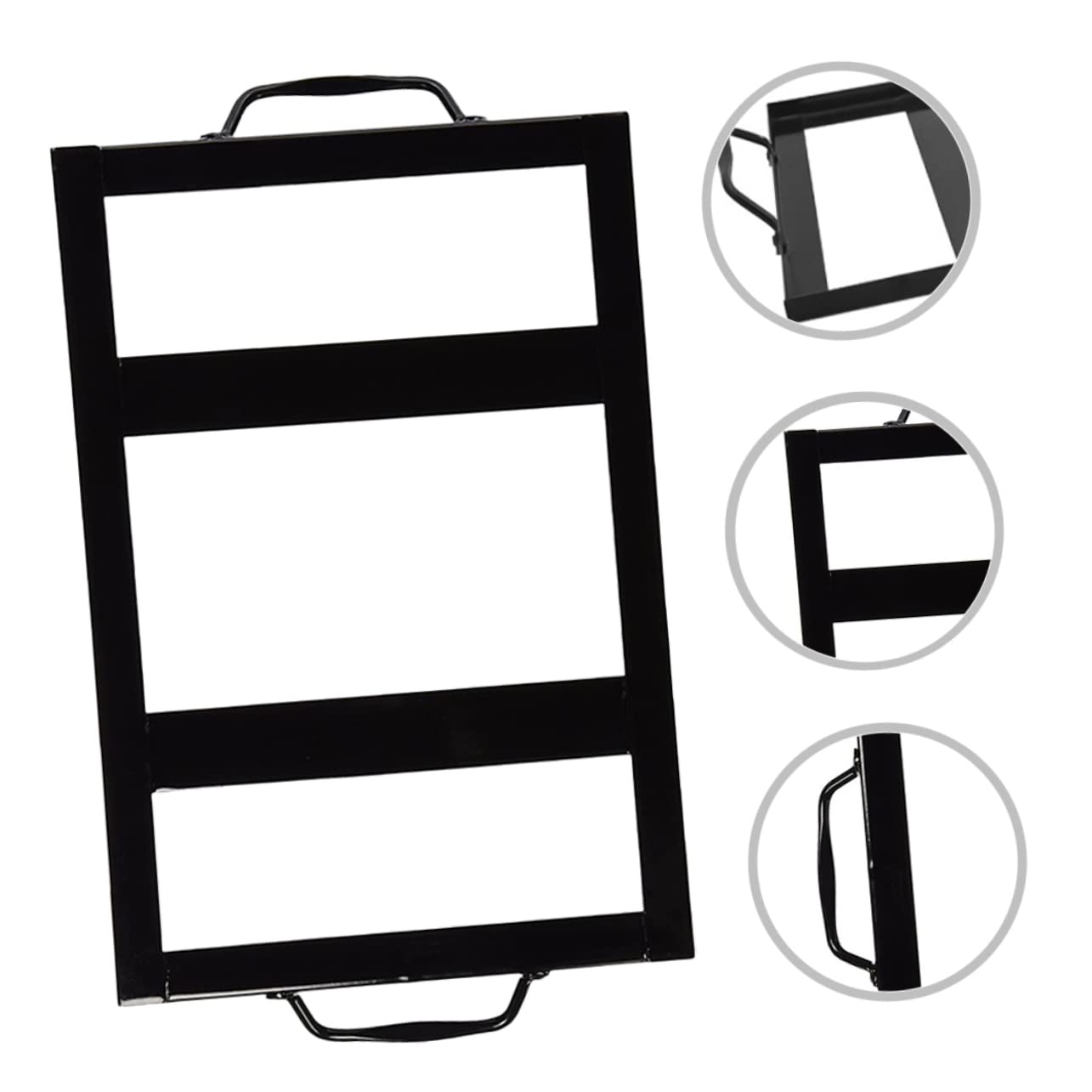 SEWOART Grill Salt Plate Rack Sturdy Metal Salt Block Holder Versatile BBQ Cooking Tool Heatproof Odorless Great for Camping Home