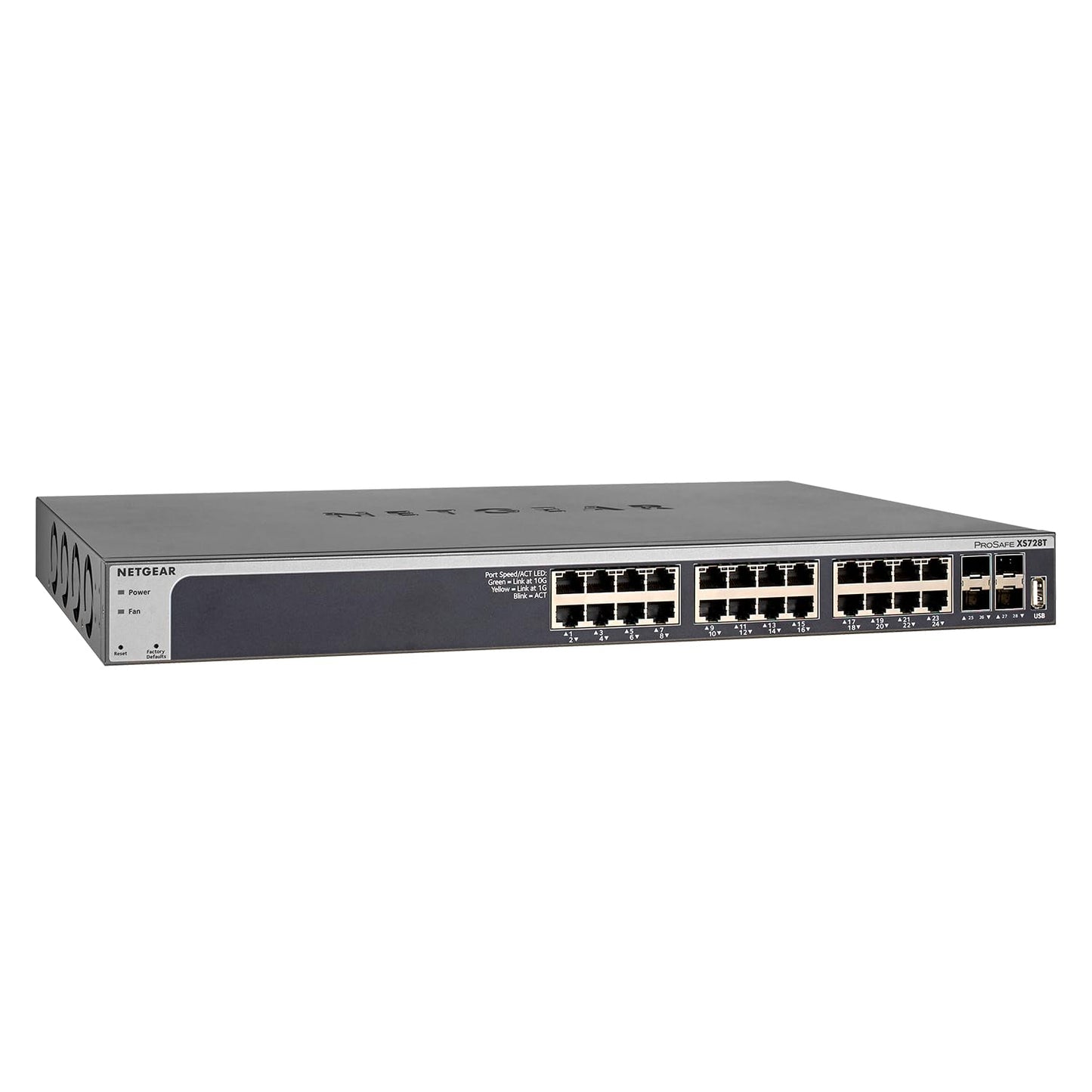 NETGEAR 8-Port Gigabit Ethernet Smart Switch (GS108T) - Managed, with 1 x PD Port, Optional Insight Cloud Management, Desktop or Wall Mount, Silent Operation, and Limited Lifetime Protection