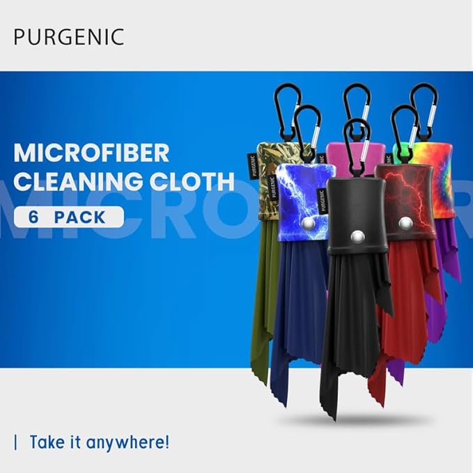 Microfiber Cloth & Glasses Wipes Lens & Glasses Cleaning Cloth