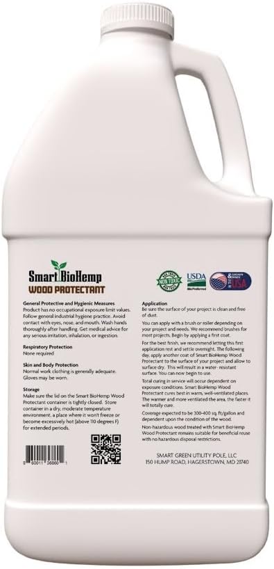 Plant-Powered 1-Gallon Protectant, Protects Wood from Water & UV Rays,