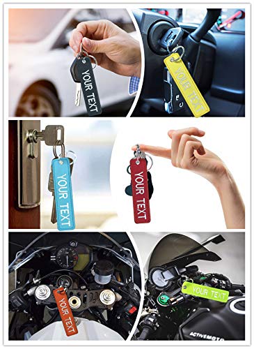 N A Custom Embroidery Keychain, Personalized Keychain 1 PC, Car Key Chains for Men Double Side, Cute Keychains for Women (Fabric)