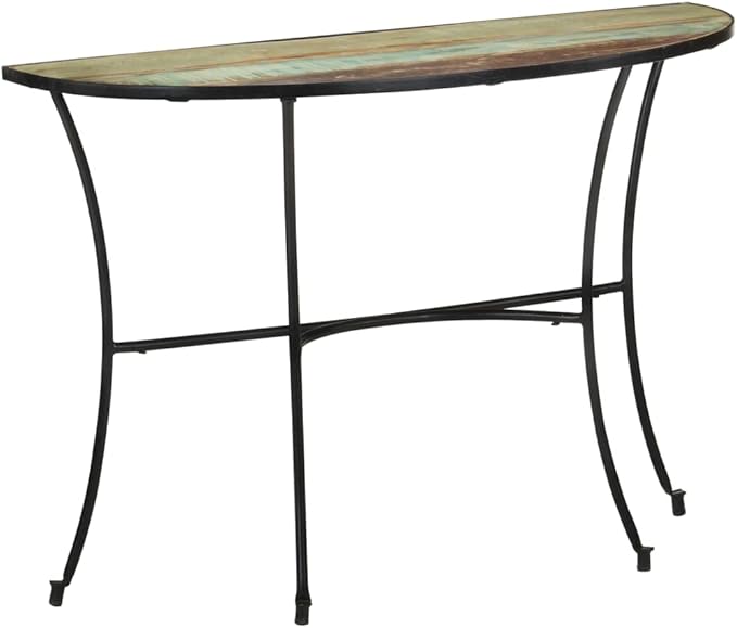 SKM Side Table 110x40x77 cm Solid Reclaimed Wood