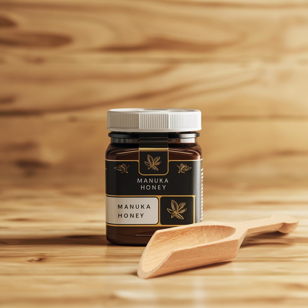 Small Wooden 1 Tablespoon Scoops for Food Canisters & Jars, Table Spoons Measuring Spoon, Wood Manuka Honey Bath Salts, & Coffee Scoop, Mini Candy Scoops for Candy Buffet, Pack of 10 by Woodpeckers
