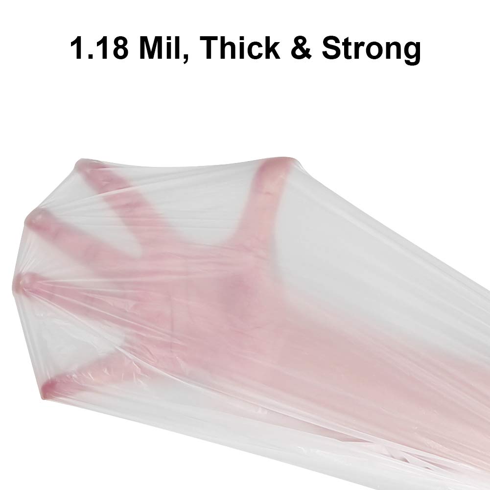 13-15 Gallon Biodegradable / Compostable Garbage Bags Recycling Unscented Tall Kitchen Trash Bags for Kitchen, Yard, Lawn,Office(75 Counts, White)