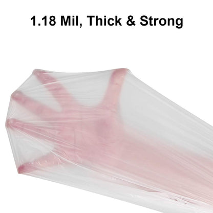 13-15 Gallon Biodegradable / Compostable Garbage Bags Recycling Unscented Tall Kitchen Trash Bags for Kitchen, Yard, Lawn,Office(75 Counts, White)