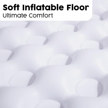 Bestway Inflatable Baby Bath Tub | Portable and Lightweight for Home and Travel, Inflatable Soft Floor, White