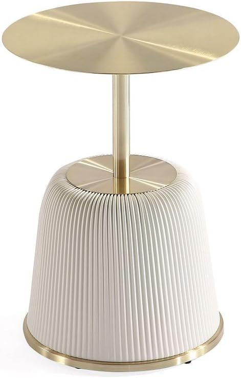 Manhattan Comfort Anderson Modern 15.75" Round End Tables 1.0