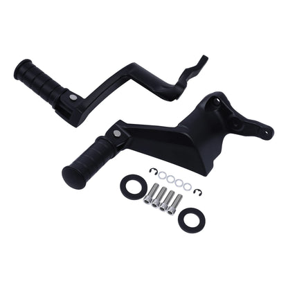 TCT-MOTORPARTS Passenger Pegs Pedal Footpegs Rests Mount Fit for Boardwalk High ball Victory Vegas Gunner Highball Kingpin Boardwalk Black 2008 13 17 16
