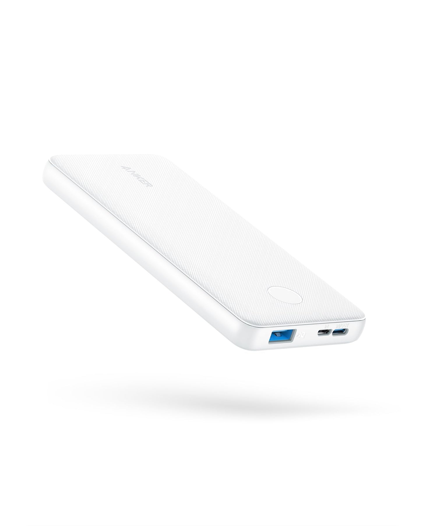 Anker Power Bank(PowerCore 10K), Compact Travel-Ready 10,000mAh Battery Pack with PowerIQ Charging Technology, 5V/3A High-Speed Charging for iPhone, iPad,and More(USB-C Input and Output(Black), 1pack)