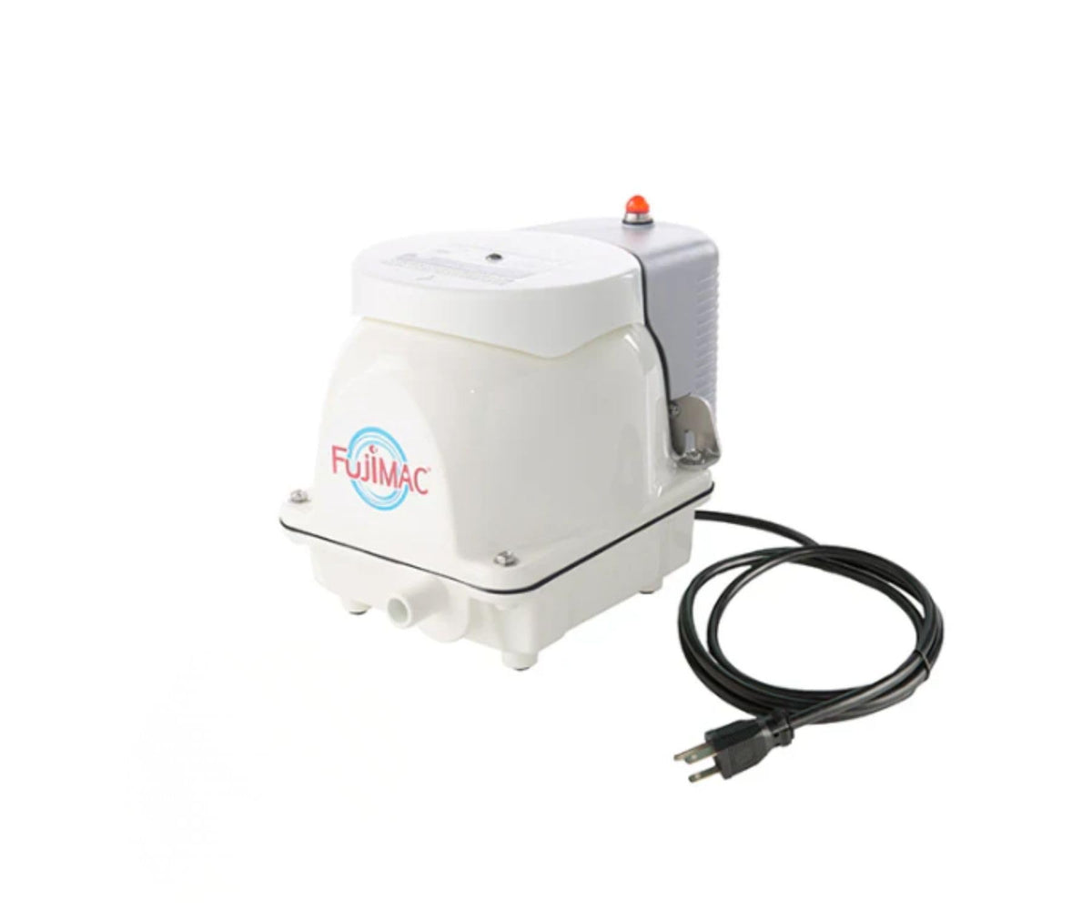 FUJIMAC 80RIIA Alarm Series Pond or Septic Air Pump | Mid-to-High Capacity Linear Diaphragm Pump for Aerobic Treatment Systems. | Quiet, Oil-Free Operation with Thermal Protection and Easy Maintenance