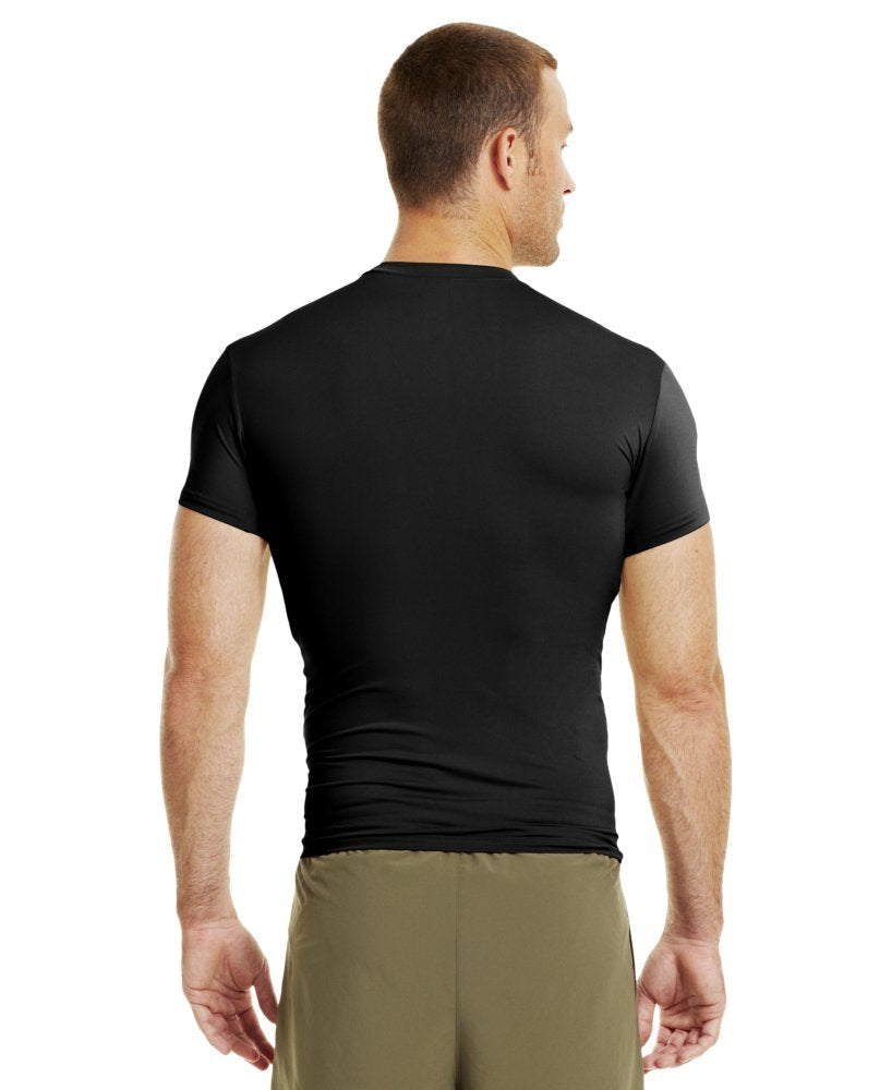 Under Armour Men's Tactical HeatGear® Compression Short Sleeve T-Shirt LG Black
