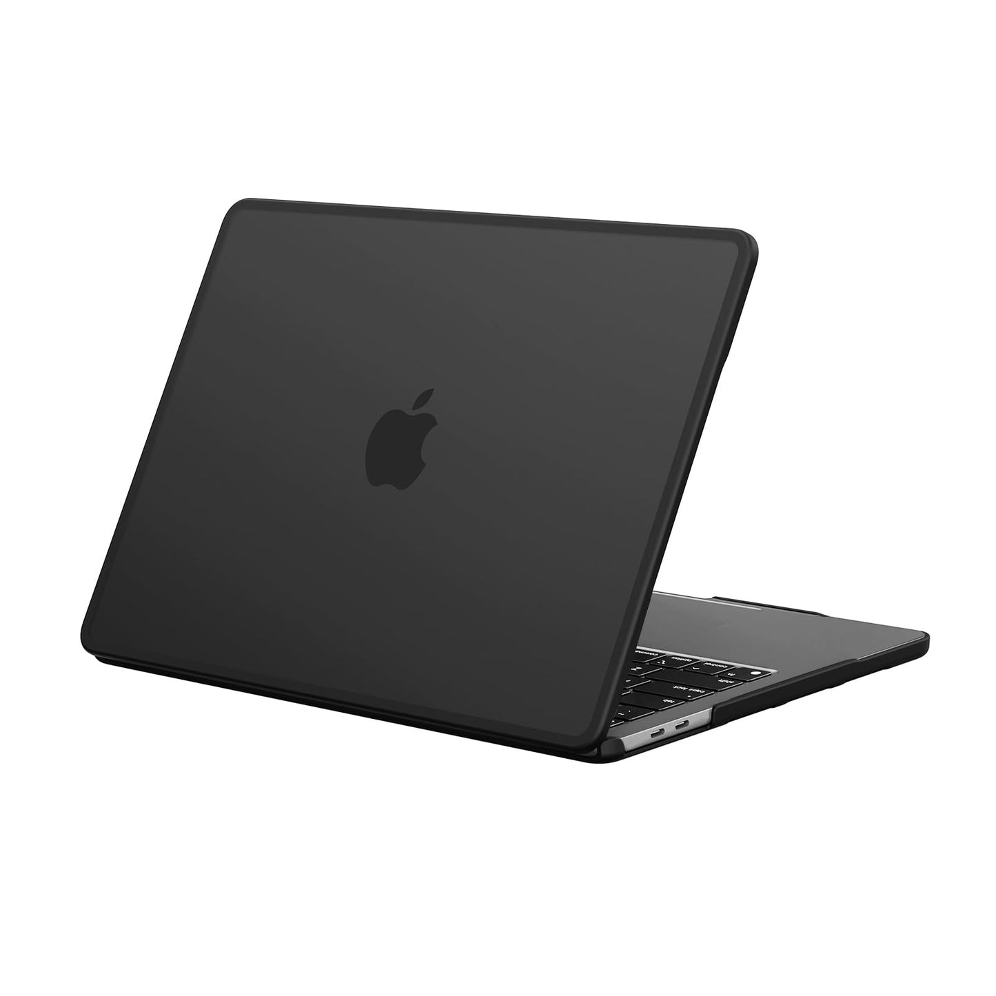 BlueSwan Case compatible for Macbook Pro 13 inch M2 M1 A2338 A2251 A2289 A2159 A1989 A1706 A1708, Released in 2022-2017, Anti-rupture TPU Frame + PC Matte Anti-fingerprint Cover - Frosted Black