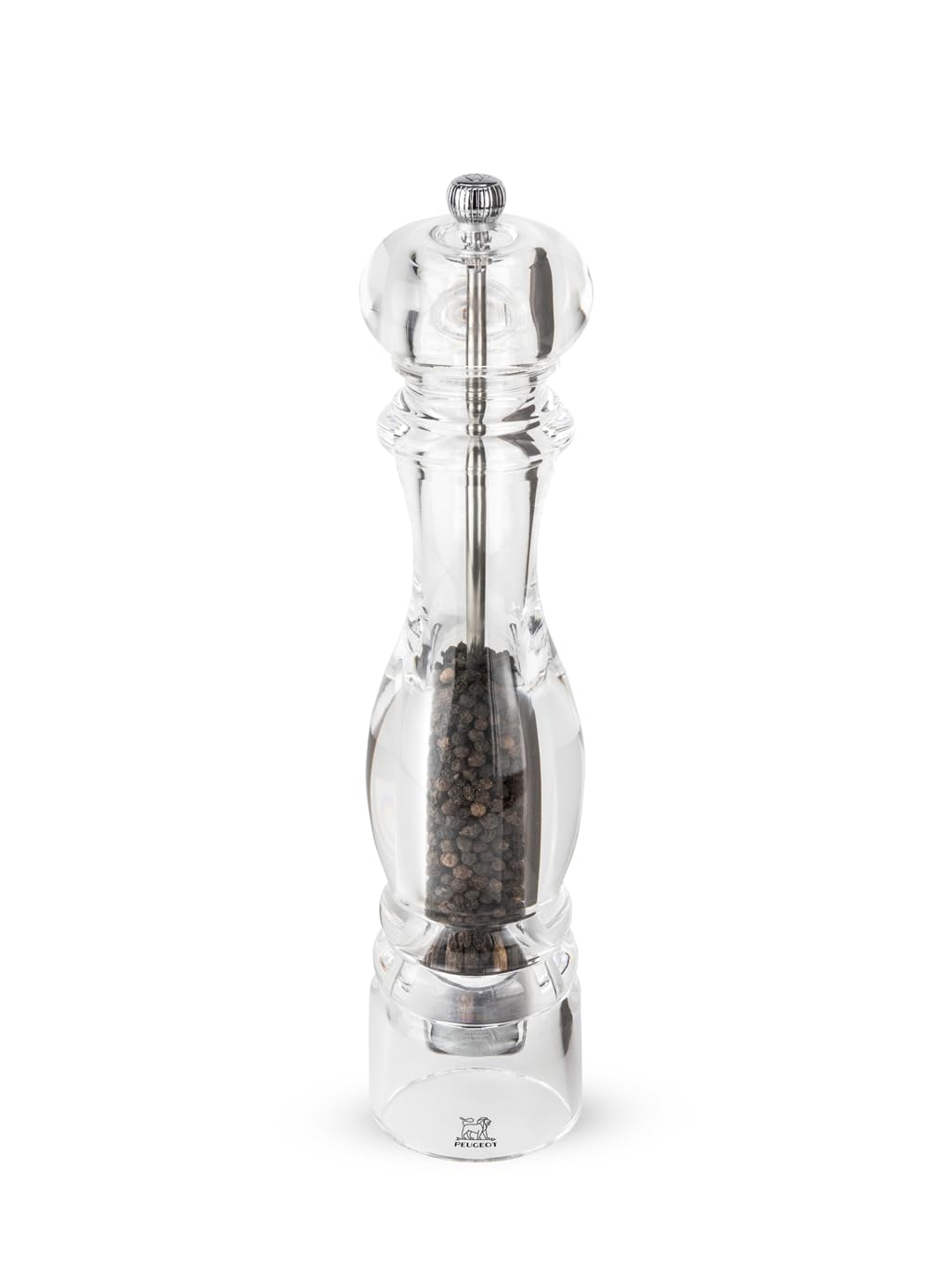 Manual pepper mill, acrylic, 30 cm