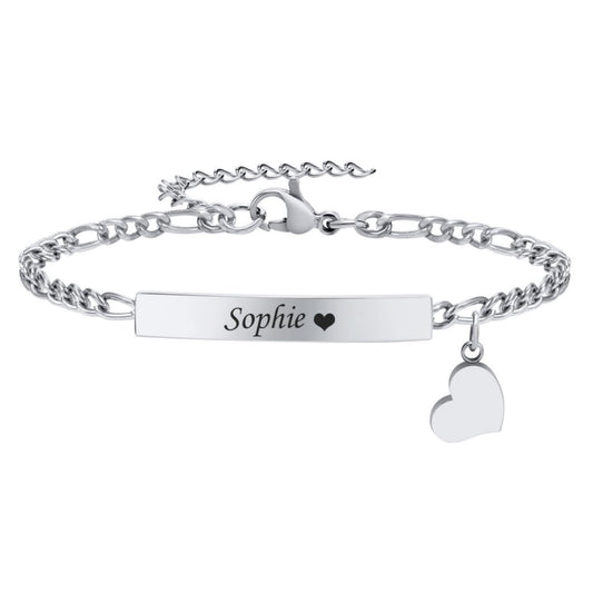 Personalized Matching Bracelet for Couple - Free Engraving Custom Couples Bracelets,Hypoallergenic Adjustable Stainless Steel Long Distance Relationship Jewelry,Promise Bracelet Gifts for Him and Her