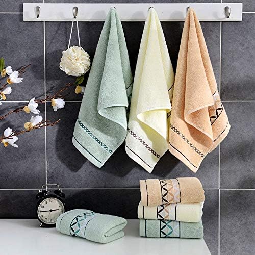4 Pack Cotton Hand Towels, 100% Cotton Face Towels,
