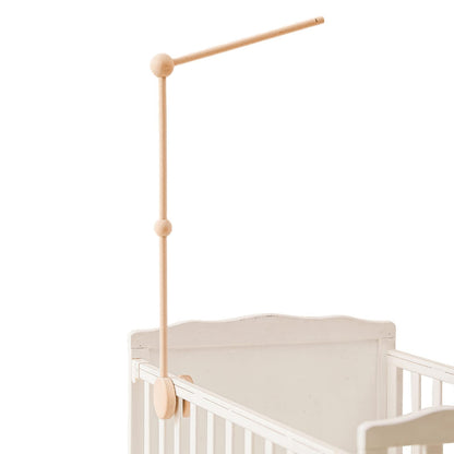 Baby Mobile Crib Holder,Wooden Mount for Mobile Hanging, Baby Crib Attachment for Nursery Decor Mount Bed Bell Holder