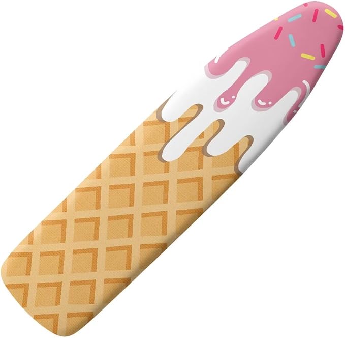 Ice Cream Print Ironing Board Cover Lightweight Ironing Board Protector Elastic