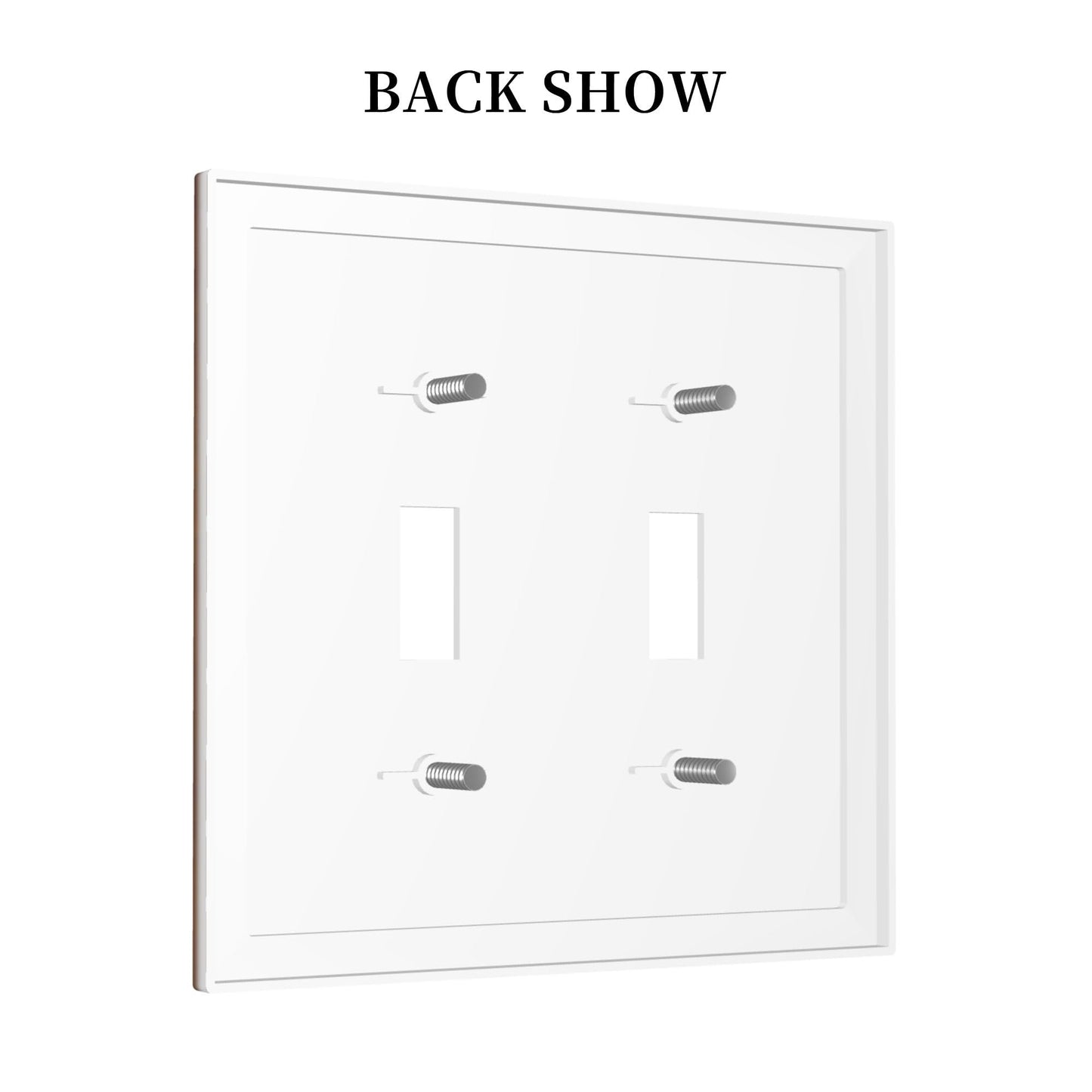 Decorative Art Light Switch Covers Yellow Floral2 Gang Double Toggle Wall Plate Decorative Switchcover Electrical Switchplate for Home Decor