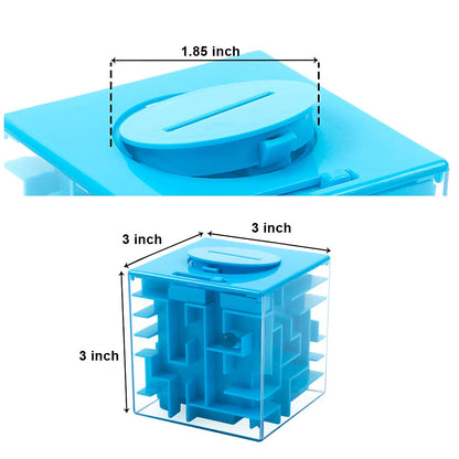 ThinkMax Money Maze Puzzle Box for Kids and Adults, Perfect Money Holder Maze Puzzle Gift Box (3 Pack)