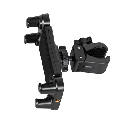 ACCRSNCH Universal Clamp-On Tablet & Phone Mount Holder for Surveying Pole Tripod, Boat Rail, Bike Handlebar, Treadmill & Microphone Stand, for iPad Pro, iPhone & More