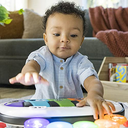 Baby Einstein, 4-in-1 Kickin' Tunes and Language Discovery Play Gym with Piano, Mat with Detachable Activity Toys, Lights, Sounds and Music, Ages Newborn +