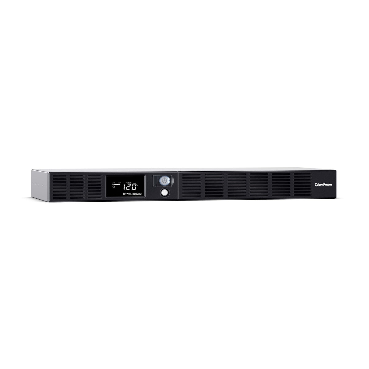CyberPower OR700LCDRM1U Smart App LCD UPS Battery Backup and Surge Protector, 700VA/400W, 6 Outlets, AVR, 1U Rackmount, UL Certified