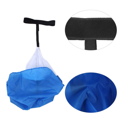 equlup Running Speed Training Parachute, Adjustable Resistance Training Umbrella 5-15kg Acceleration Soccer Trainer for Runner, Football, Soccer Drilling