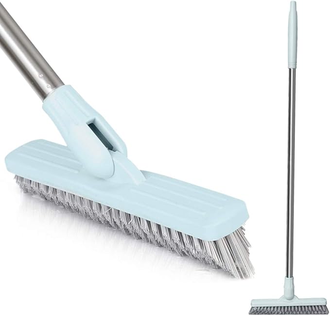 Affogato Floor Scrub Brush Bathroom Long Handle Bathtub Push Broom Shower Tile