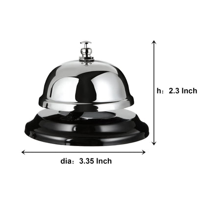 QTLCOHD 12 Pack Call Bell 3.35 Inch Diameter Desk Bell for Service