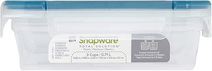 Snapware Plastic Total Solutions Food Storage Containers Set, Airtight &