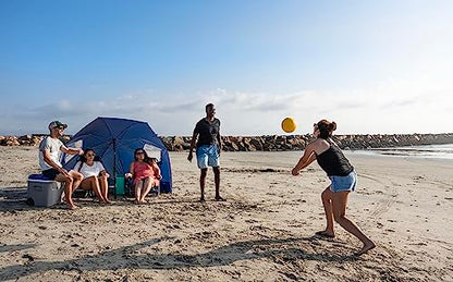 Sport-Brella Premiere UPF 50+ Umbrella Shelter for Sun and Rain Protection (8-Foot, Blue)